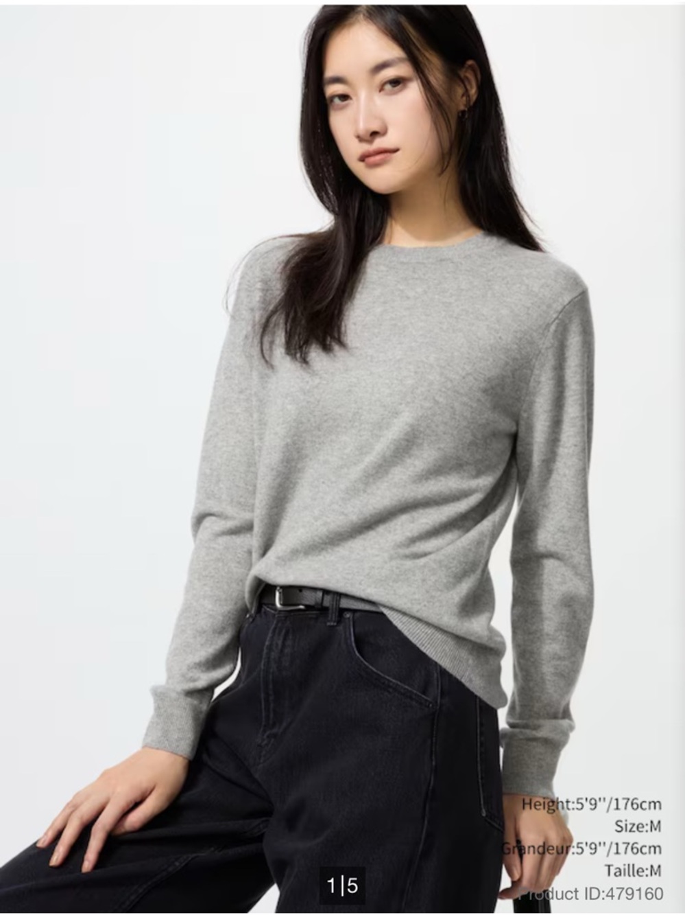 Uniqlo Cashmere Crewneck Sweater | Pink Size S